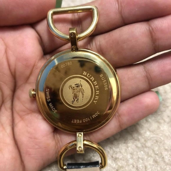 Authentic Burberry Leather Wrap Watch - Picture 2 of 5
